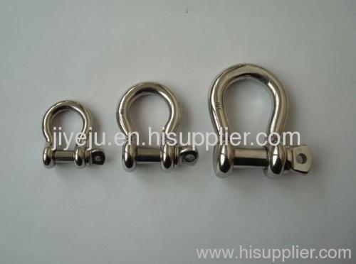 stainless steel US type bow shackle