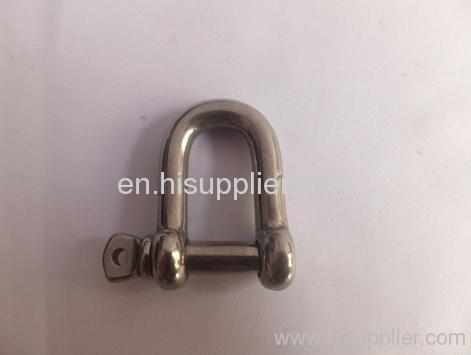 Stainless steel Euro type D shackle