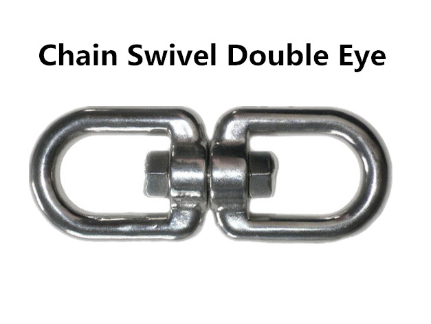Chain swivel double eye